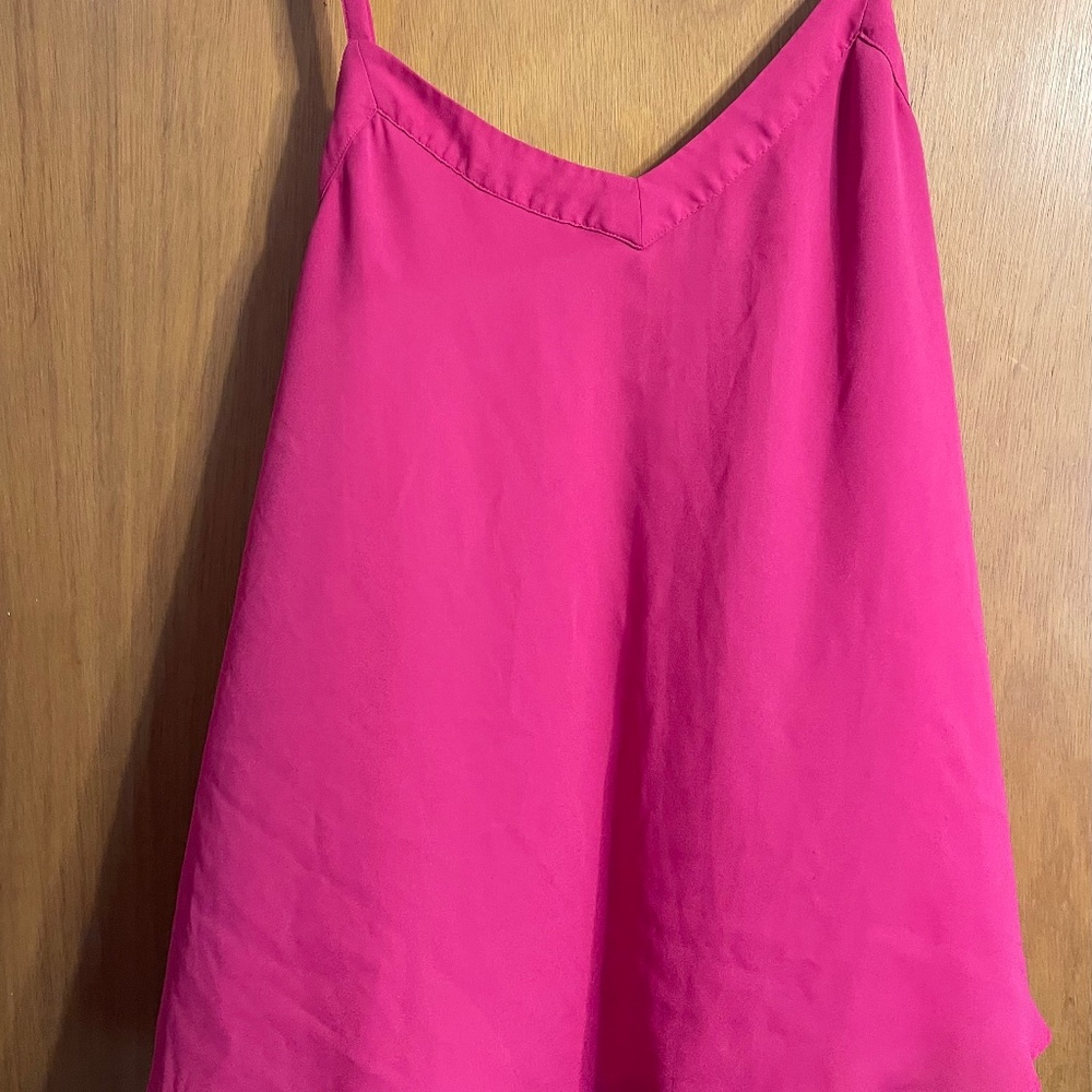 Hot pink camisole top